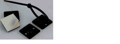 3M™ Scotchflex™ CTS-19 NC Voetstuk voor Kabelbinder, Transparant, 19 mm x 19 mm, 3,9 mm