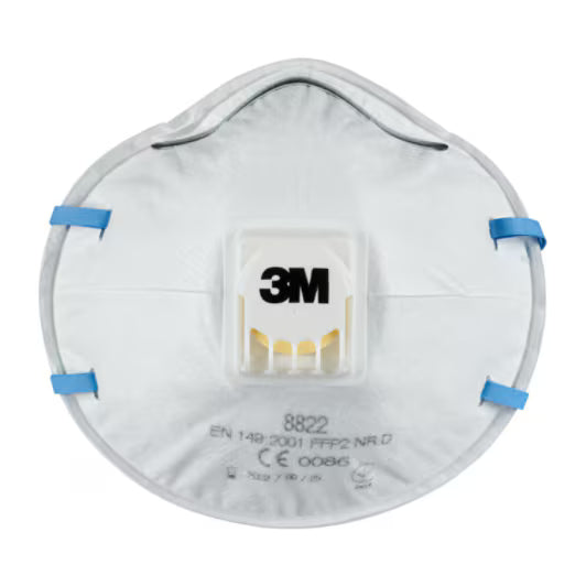3M™ Cool Flow™ Stofmasker 8822, FFP2, met ventiel, 5/verpakking