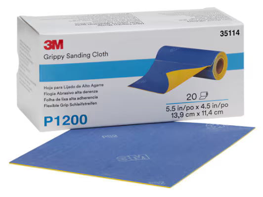 3M™ Flex Grip Handschuurvel, 139 mm x 114 mm, P1200, 35114