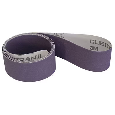 3M™ Cubitron™ II Schuurband 726A, 120+ J-weight, 630 mm x 1525 mm, Film-lok, Single-flex