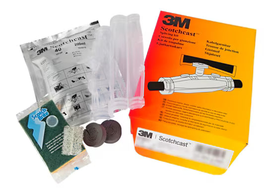 3M™ Scotchcast™ 92-NBA 2 Giethars-Lijnverbindingsmof, 0.6/1 kV, 4x 6 - 16, 5x 2.5 - 10 mm²