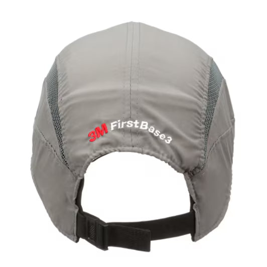 3M™ First Base™ 3 Stootpet 2030607, Classic, grijs, korte klep, 55 mm, aangepast