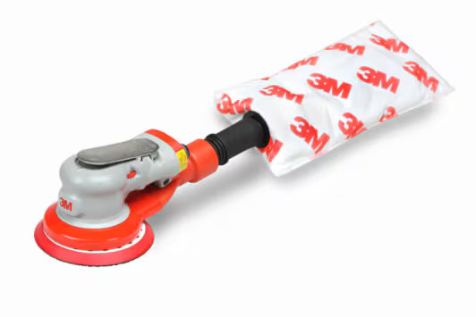 3M™ Elite Pneumatisch Excentrische Schuurmachine met stofafzuiging + stofzak,  76 mm, 12.000 RPM, 5 mm uitslag