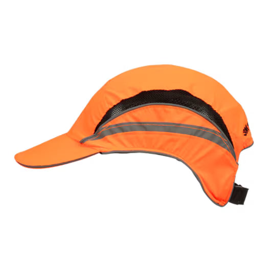 3M™ First Base™ 3 Stootpet 2021875, Classic, hi-viz, oranje, standaardklep, 70 mm, aangepast