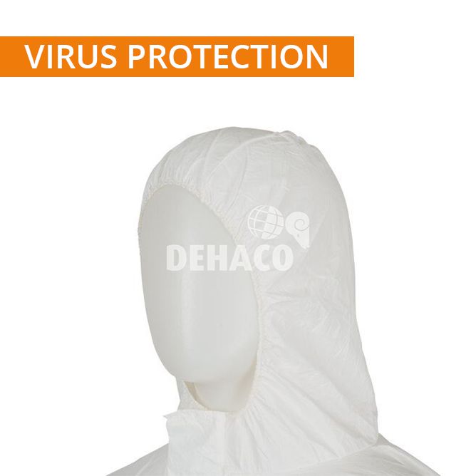 3M wegwerpoverall 4545 wit categorie 3 type 5/6 maat L virus bescherming