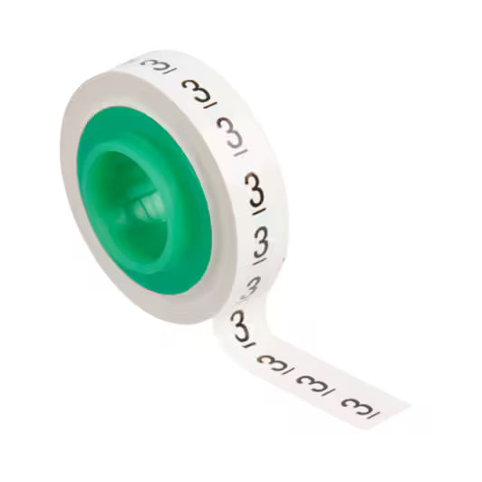 3M™ ScotchCode™ SDR-3 Kabelmarkering Navulrollen, Nummer "3", 10x Retailverpakking