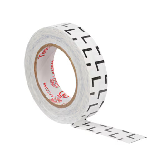 3M™ Temflex™ 1700 Vinyl Electro-Isolatieband, Grijs, 15 mm x 10 m, 0,17 mm, Zwart gedrukt "L"