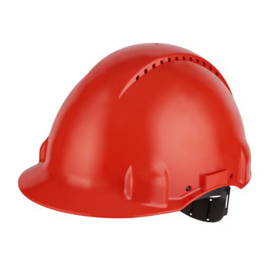 3M™ Veiligheidshelm, Uvicator, pinlock, ventilatie, kunststof zweetband, rood, G3000CUV-RD