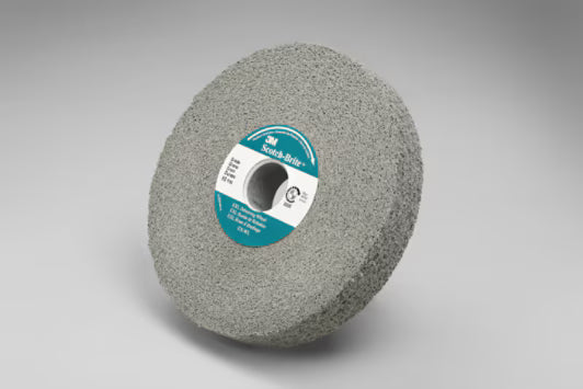 Scotch-Brite™ Ontbraamwiel DB-WL, rood, 152 mm x 25 mm x 25 mm, 7S FIN