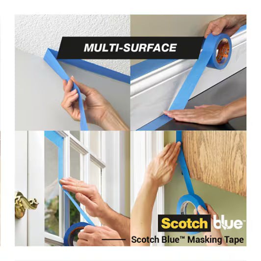 ScotchBlue™ Multi-oppervlak Afplaktape, 36 mm x 41 m, 6 Rollen/Verpakking, 100% PEFC, SGSCH-PEFC-COC-110078