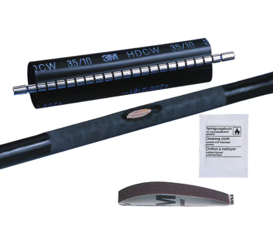 3M™ HDCW Warmtekrimp Reparatiemanchet, Zwart, 55/15 mm, 250 mm