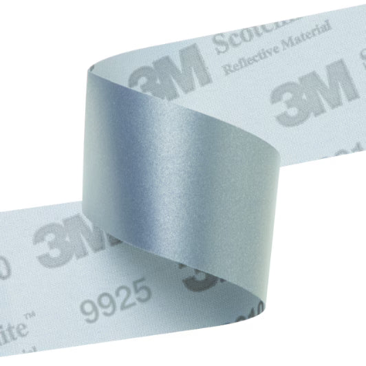 3M™ Scotchlite™ Reflective Material 9925, Silver Industrial Wash Fabric,914.4 mm x 5 m, Sample Roll, 1 Roll/Case