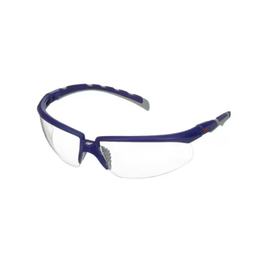 3M™ Solus™ Series 2000, S2001ASP-BLU, blauw/grijze veren, heldere antikras+ lenzen, 20/doos