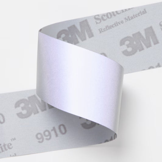 3M™ Scotchlite™ materiaal reflecterend 9910, zilver, 70 mm x 100 m