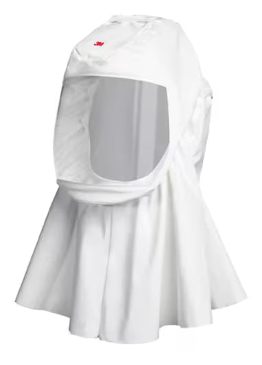 3M™ S-533S Duurzame geïntegreerde hoofdkap met schouderbedekking S/M