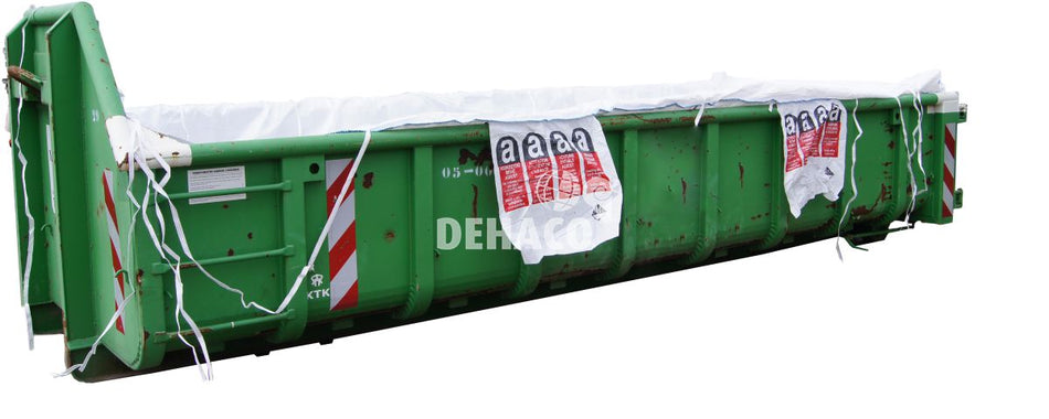 Containerzak 620x240x115 cm met A-logo en 1 x liner
